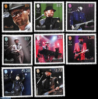 Isle Of Man 2024 Maurice Gibb 8v, Mint NH, Performance Art - Music - Popular Music - Music