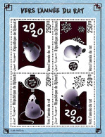 Djibouti 2019 Year Of The Rat 4v M/s, Mint NH, Various - New Year - Nouvel An