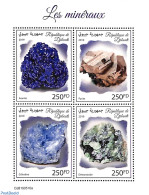 Djibouti 2019 Minerals 4v M/s, Mint NH, History - Geology - Djibouti (1977-...)