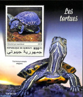 Djibouti 2019 Turtles S/s, Mint NH, Nature - Reptiles - Turtles - Dschibuti (1977-...)