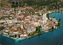 12683919 Montreux VD Vue Generale Aérienne Le Quartier Du Casino La Tour D Ivoir - Sonstige & Ohne Zuordnung