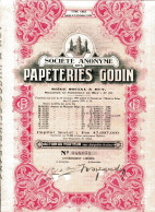 PAPETERIES GODIN (Huy) - Industry