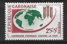 GABON 1963 FREEDOM FROM HUNGER MNH - Alimentation