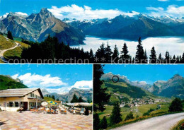 12680749 Engelberg OW Bergrestaurant Brunni Blick Von Ristis Mit Titlis Und Span - Other & Unclassified