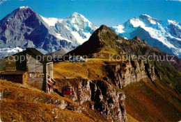 12678477 Maennlichen Seilbahn Bergstation Eiger Moench Jungfrau Tschuggen Maennl - Autres & Non Classés
