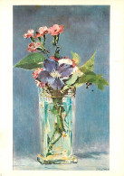 Fleurs - Art Peinture - Edouard Manet - Oeillets Ef Clématite Dans Un Vase De Cristal - Carnations And Clematis In A Cry - Blumen