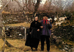 Folklore - Cévennes - A Travers Les Cévennes - Couple Cévenol En Costume Régional - Chèvres - CPM - Voir Scans Recto-Ver - Vestuarios