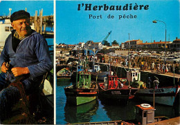 85 - Ile De Noirmoutier - L'Herbaudière - Multivues - Bateaux - Pecheurs - CPM - Voir Scans Recto-Verso - Ile De Noirmoutier