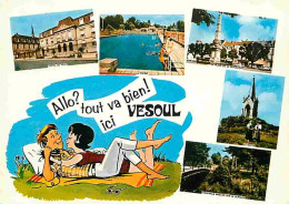 70 - Vesoul - Multivues - Dessin Humoristique - Piscine - Flamme Postale - CPM - Voir Scans Recto-Verso - Vesoul