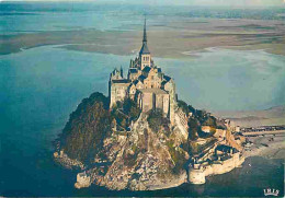 50 - Le Mont Saint Michel - Vue Générale Aérienne - Flamme Postale - CPM - Voir Scans Recto-Verso - Le Mont Saint Michel