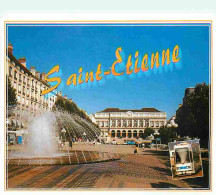 42 - Saint-Etienne - Place De L'Hotel De Ville - Jets D'eau - Tramway - Carte Neuve - CPM - Voir Scans Recto-Verso - Saint Etienne