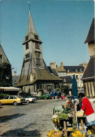 14 - Honfleur - Dans La Vieille Ville, Le Clocher De L'église Ainte-Catherine - Automobiles - Carte Neuve - CPM - Voir S - Honfleur