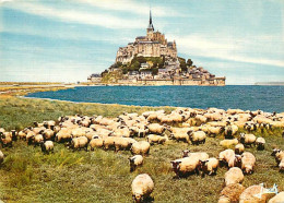 Animaux - Moutons - Le Mont Saint Michel - Les Moutons De Pré-salé - CPM - Voir Scans Recto-Verso - Autres & Non Classés