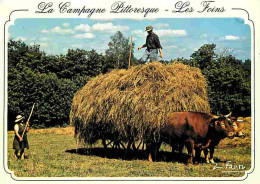 Animaux - Vaches - La Campagne Pittoresque - Les Foins - Attelage - Paysans - CPM - Voir Scans Recto-Verso - Vacas