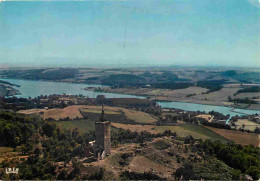 12 - Villefranche De Panat - La Tour De Peyrebrune Dominant Le Lac De Villefranche - Vue Aérienne - CPM - Voir Scans Rec - Autres & Non Classés