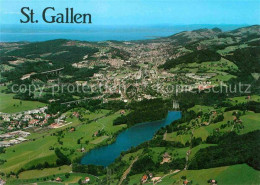 12678399 St Gallen SG Fliegeraufnahme Mit Guersensee Und Bodensee St. Gallen - Other & Unclassified