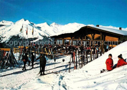 12678389 Davos GR Bergbahnen Rinderhorn Glaris Bergrestaurant Jatzmeder Skigebie - Autres & Non Classés