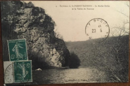 CPA 87 Haute-Vienne, Environs De St-Priest-Taurion, La Roche Bèche Et La Vallée Du Taurion, éd Boudeau, écrite En 1916 - Altri & Non Classificati