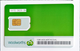 Woolworths Gsm Original Chip Sim Card - Lots - Collections