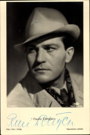 CPA Schauspieler René Deltgen, Portrait Mit Hut - Acteurs
