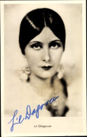 CPA Schauspielerin Lil Dagover, Portrait, Autogramm - Acteurs