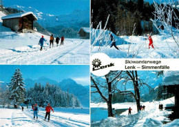 12676017 Lenk Simmental Skiwanderwege Langlauf Simmenfaelle Lenk Simmental - Altri & Non Classificati