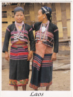 LAOS. VIENTIANE (ENVOYE DE). " NORD LAOS FEMMES KUI SUNG ". ANNEE 2000 + TEXTE + TIMBRES. FORMAT 16,5 X 12 Cm - Laos