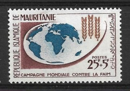 MAURITANIE 1963 FREEDOM FROM HUNGER MNH - Alimentación