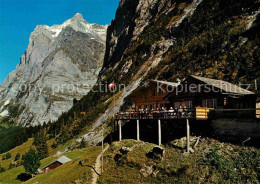 12675577 Wetterhorn Lauterbrunnen Bergrestaurant Auf Pfingstegg Wetterhorn Laute - Autres & Non Classés