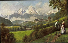 Artiste CPA Hoffmann, H., Berchtesgaden In Oberbayern, Watzmann, Hochkalter - Sonstige & Ohne Zuordnung