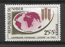 NIGER 1963 FREEDOM FROM HUNGER MNH - Levensmiddelen