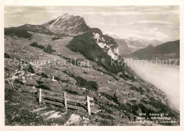 12672327 Amden SG Blick Von Durchschlaege Auf Walensee Und Leistkamm Alpenpanora - Sonstige & Ohne Zuordnung