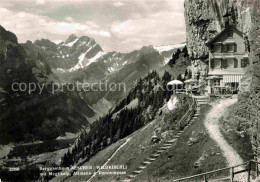 12672277 Weissbad Berggasthaus Aescher Wildkirchli Meglisalp Altmann Rotsteinpas - Sonstige & Ohne Zuordnung