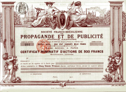 Franco-Brésilienne De PROPAGANDE Et De PUBLICITÉ (Déco) - Industrie