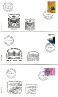 T - 8  - 3 Enveloppes  Nations Unies Genève - Expos Philatéliques 1983 - Tembal - Malmex - Unazur - Briefmarkenausstellungen
