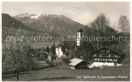 12672187 Sachseln OW Ortsansicht Mit Kirche Sarnersee Pilatus Sachseln - Altri & Non Classificati