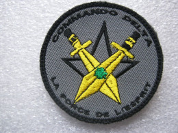 ECUSSON DES FORCES SPECIALES COMMANDO DELTA (LA FORCE DE L'ESPRIT) SCRATCH 80MM - Heer