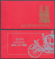 Tuvalu,1986 Royal Wedding Of Prince Andrew And Miss Sarah Ferguson,two Booklets With Blocks Of Four Stamps,Perf & Imperf - Tuvalu (fr. Elliceinseln)