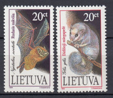 LITHUANIA 1994 Fauna MNH(**) Mi 566-567 #Lt1148 - Lituanie