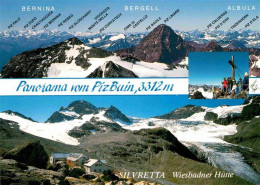 12660397 Silvretta Wiesbadner Huette Blick Vom Piz Buin Silvretta - Altri & Non Classificati