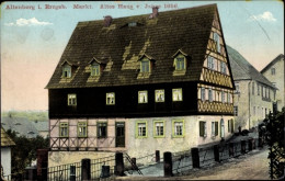 CPA Altenberg Im Erzgebirge, Markt Und Altes Haus Von 1658 - Sonstige & Ohne Zuordnung