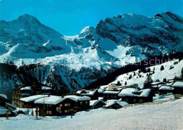 12649137 Muerren BE Winterpanorama Mit Breithorn Tschingelhorn Tschingelspitz Be - Altri & Non Classificati