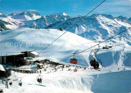 12647737 Arosa GR Mittelstation Der Weisshornbahn Und Tschuggen Alpenpanorama Ar - Altri & Non Classificati