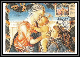 4662/ Carte Maximum (card) France N°2754 TABLEAU (PAINTING) Fondation D'Ajaccio Corse Botticelli - 1990-1999