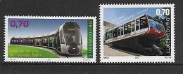 LUXEMBOURG 2017 TRAMWAYS YVERT N°2087/2088 NEUF MNH** - Tranvías