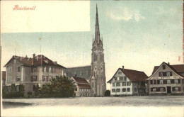 12634727 Amrisweil TG Kirche Gasthof Hotel Amriswil - Autres & Non Classés