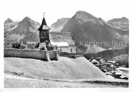 12632697 Arosa GR Bergkirchli Alpenpanorama Arosa - Altri & Non Classificati