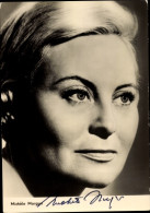 Autogrammkarte Schauspielerin Michèle Morgan, Portrait, Autogramm - Acteurs