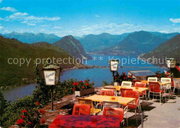 12622177 Serpiano TI Ristorante Funivia Terrasse Panorama Lugano - Sonstige & Ohne Zuordnung