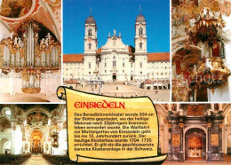 12617567 Einsiedeln SZ Benediktinerklostr Wallfahrtskirche Orgel Inneres Kanzel  - Sonstige & Ohne Zuordnung